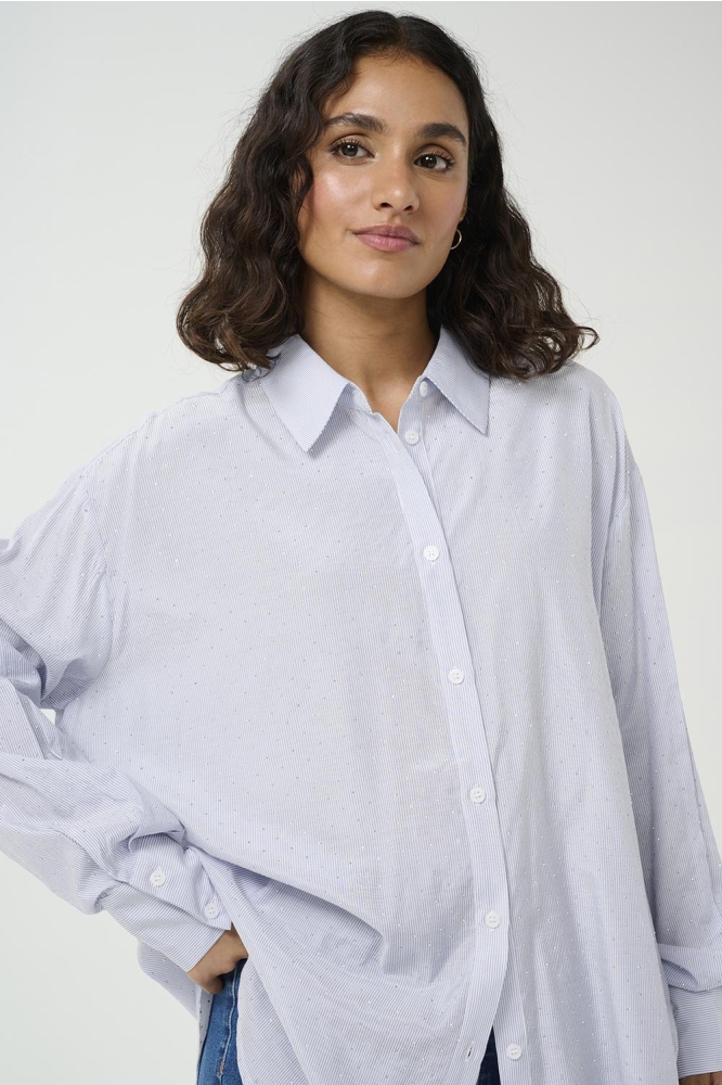 KAMILENA SHIRT 10509799 107269 BLUE/WHITE STRIPE